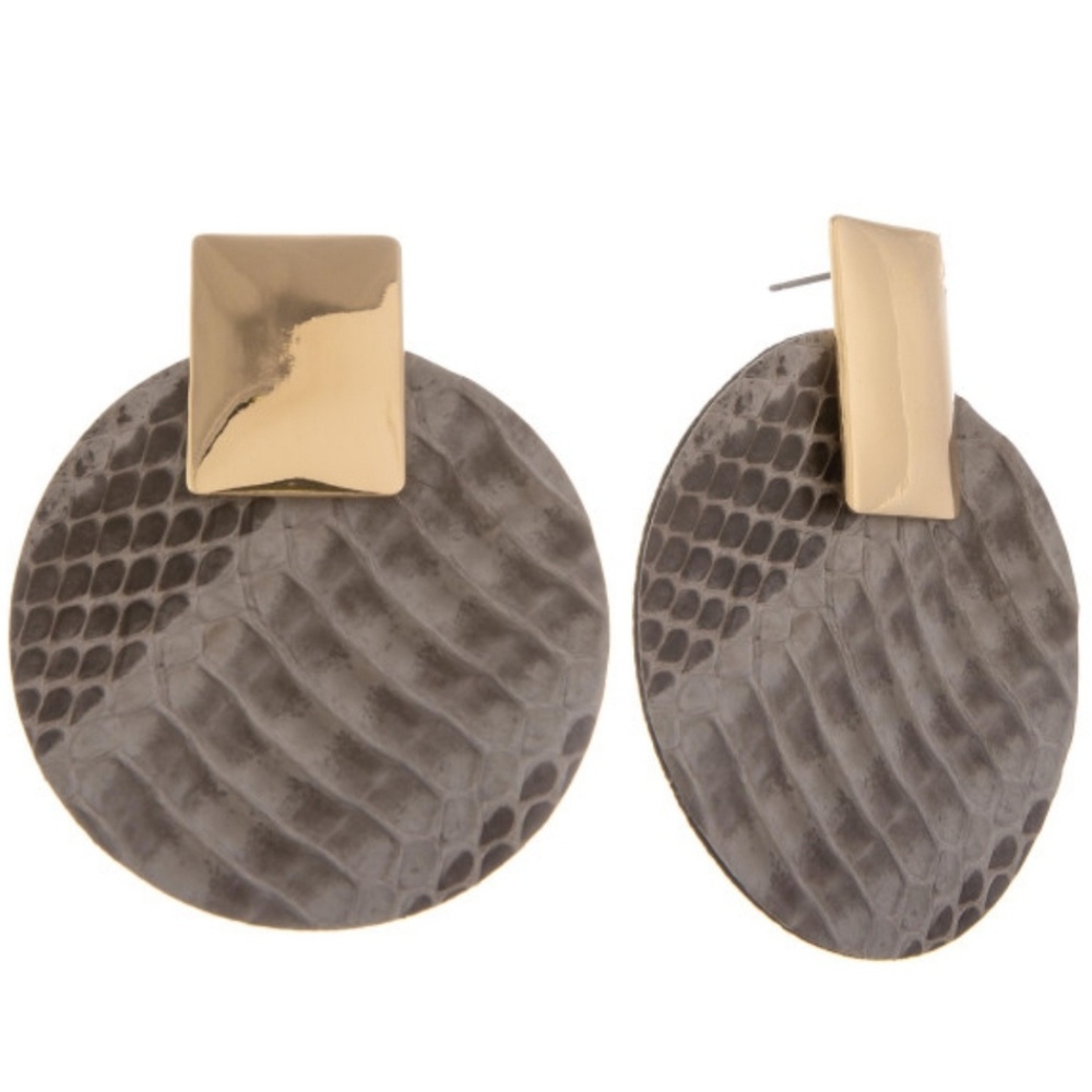 Genuine Leather Earrings